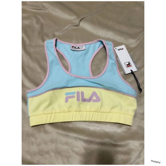 Fila Colorblock Sports Bra - Picture 1 of 2